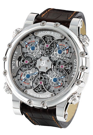 Quadra White Gold Jacob & Co Napoleon Quadra Tourbillon