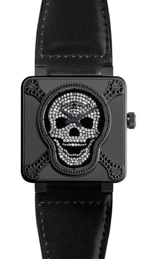 BR0192-AIRBOR-LGD Bell &amp; Ross BR 01 Skull