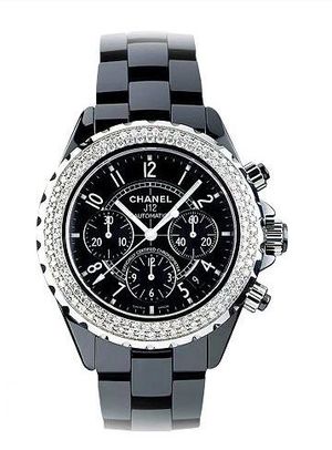 h1009 Chanel J12 Black