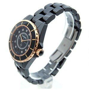h2543 Chanel J12 Black