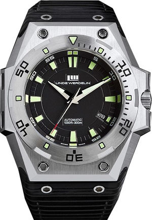the-one-steel-black-dial Linde Werdelin The one old collection