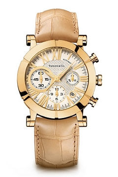 Atlas Chronoraph Yellow Gold Tiffany & Co Tiffani Mans Collection
