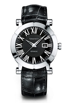 Atlas Chronoraph Black dial White Gold Tiffany & Co Tiffani Mans Collection