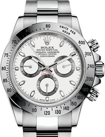 116520 white dial Rolex Cosmograph Daytona