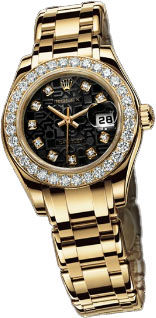 80298 black jubilee diamond  dial  Rolex Pearlmaster