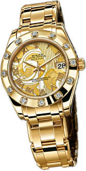 81318 Goldust Dream Rolex Pearlmaster