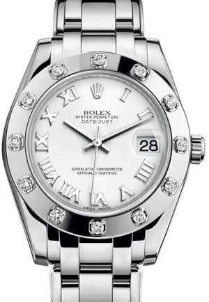 81319 white Rolex Pearlmaster