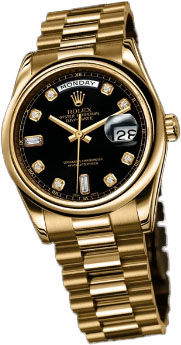 118208 Black Diamonds Rolex Day-Date 36