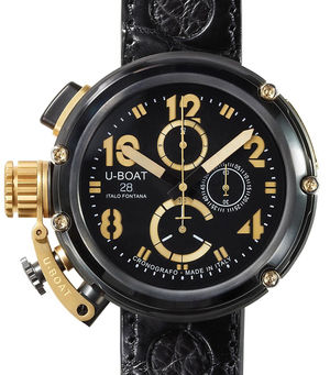 model-2011 Gold Crown Arrow U-Boat Gold Watches