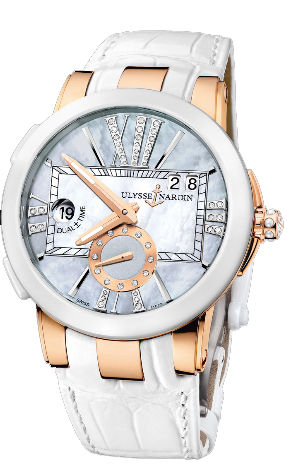 246-10/392 Ulysse Nardin Executive Dual Time Lady