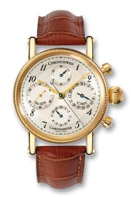 CH 7522 CD R Brown Chronoswiss Chronometer Chronograph