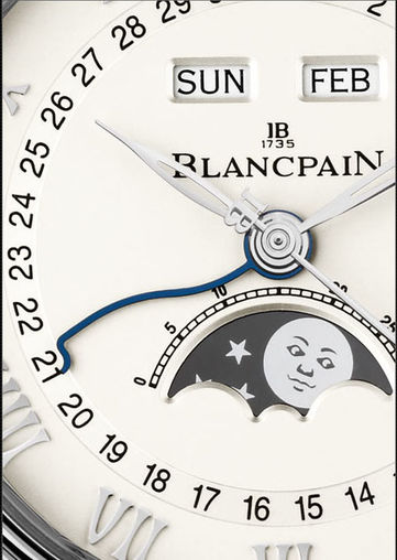 6654 1127 55B Blancpain Villeret Moon Phase