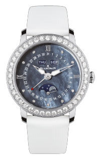 3663 4654L 52B Blancpain Women Quantième