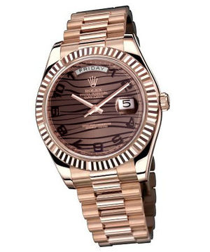 218235 bronze wave dial bronze Arabic numerals Rolex Day-Date II Archive
