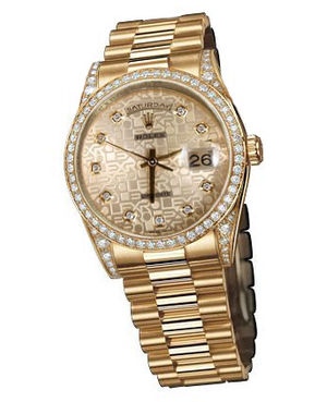 118388 champagne jubilee dial Rolex Day-Date 36