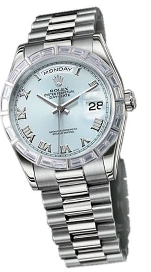 118366 glacier blue dial Rolex Day-Date 36