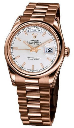 118205 white dial Rolex Day-Date 36