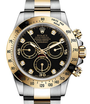 116523 Black set with diamonds Rolex Cosmograph Daytona