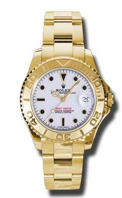 168628 white dial Rolex Yacht-Master