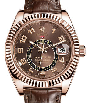 326135 Chocolate Rolex Sky-Dweller