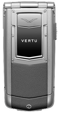Aluminium Silver Metallic Leather Vertu Ayxta
