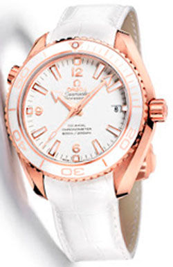 Planet Ocean Ceragold White Omega Planet Ocean