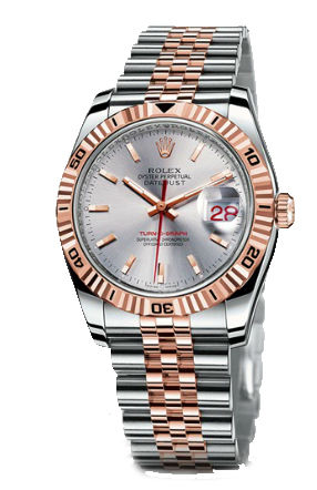 116261 silver dial Rolex Datejust 36 Turn-O-Graph