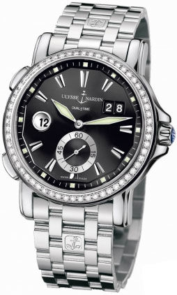 243-55B-7/92 Ulysse Nardin Dual Time Lady