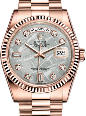 118235F Meteorite set with diamonds Rolex Day-Date 36