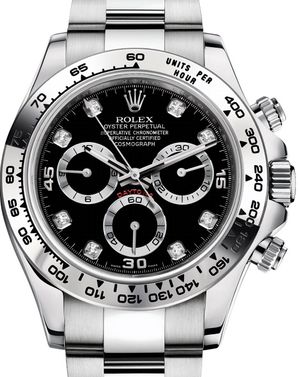 116509 Black set with diamonds Rolex Cosmograph Daytona