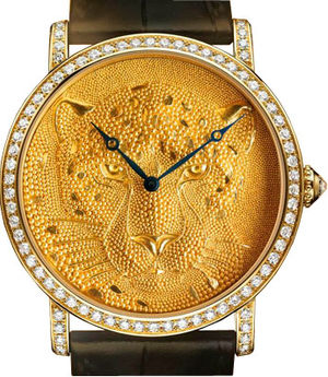 Rotonde Panthere Granulation Cartier Rotonde de Cartier