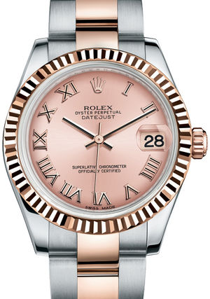 178271 pink dial Roman numerals Rolex Datejust 31