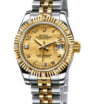 179313 Champagne Goldust Mother of Pearl diamonds Rolex Lady-Datejust 26 Archive