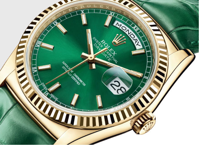 118138 Green Rolex Day-Date 36