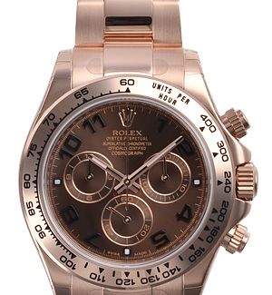 116505 chocolate dial Rolex Cosmograph Daytona
