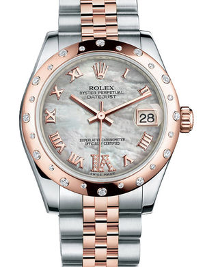 178341 mother of pearl diamond Roman IV dial Jubil Rolex Datejust 31