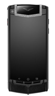 Titanium Pure Black White Diamonds  Vertu TI