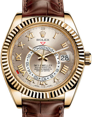 326138 Silver Rolex Sky-Dweller
