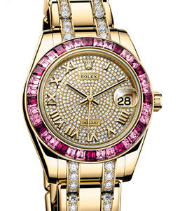 81348SARO diamond bracelet Rolex Pearlmaster