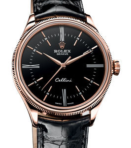 50505 Black dial Rolex Cellini