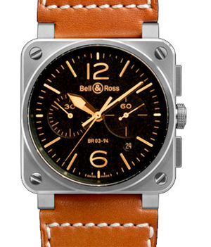 BR0394-ST-G-HE/SCA Bell & Ross BR 03-94 Chronograph