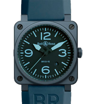 BR 03-92 Blue Ceramic Bell & Ross BR-03