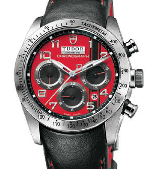 42000D Leather strap Tudor Fastrider Black Shield