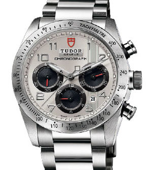 42000 silver dial steel bracelet Tudor Fastrider Black Shield