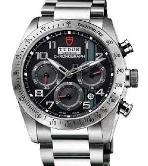42000 black dial steel bracelet Tudor Fastrider Black Shield