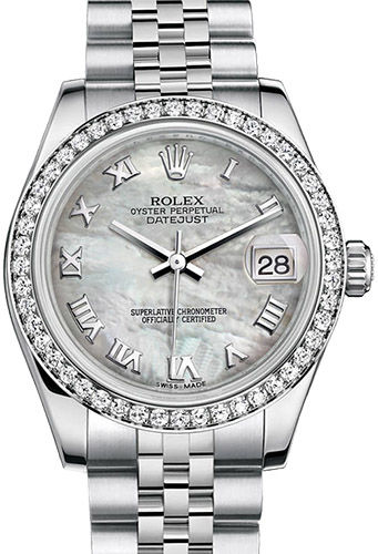 178384 mother of pearl Roman Rolex Datejust 31