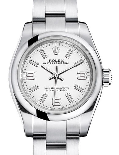 176200 white dial Rolex Oyster Perpetual