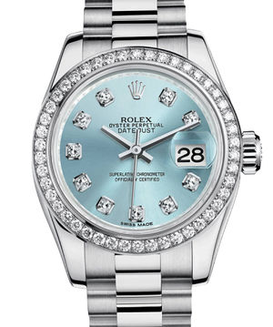 179136 blue diamond dial Rolex Lady-Datejust 26 Archive