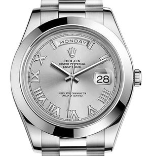 218206 rhodium dial Roman numerals Rolex Day-Date II Archive