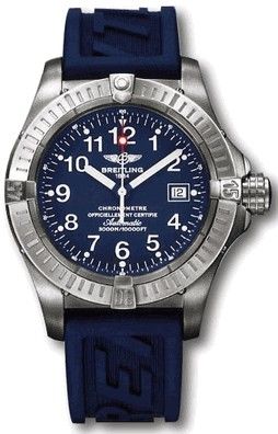 E17370.BLUE.RUBBER Breitling Avenger